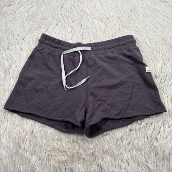 Vuori Pants - Vuori Women's Purple Terry Knit Short Pull On Elastic Waist Lounge Comfort